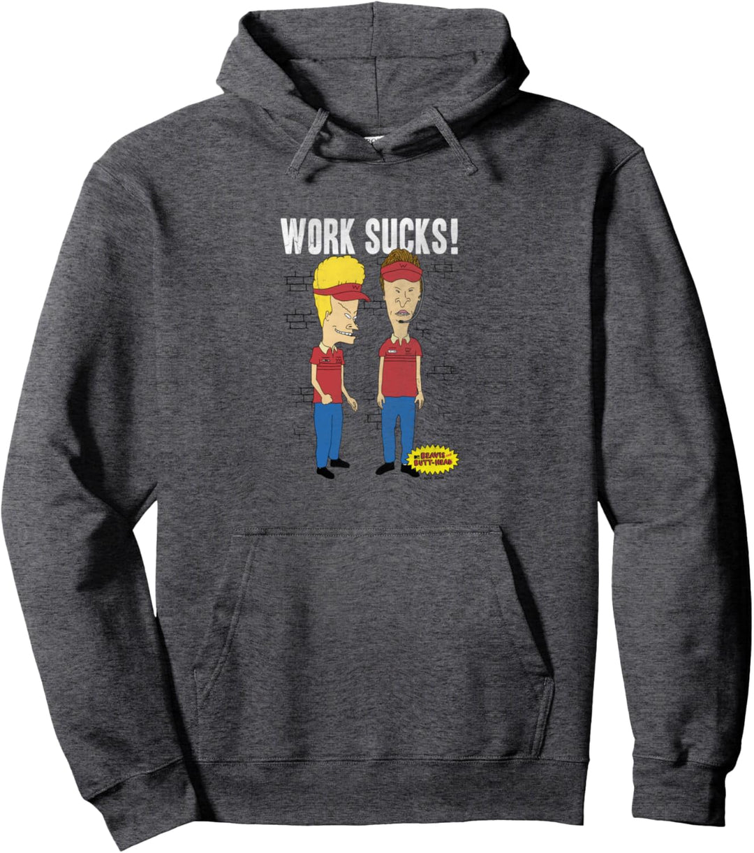 Beavis and Butt-Head At Work Pullover Hoodie