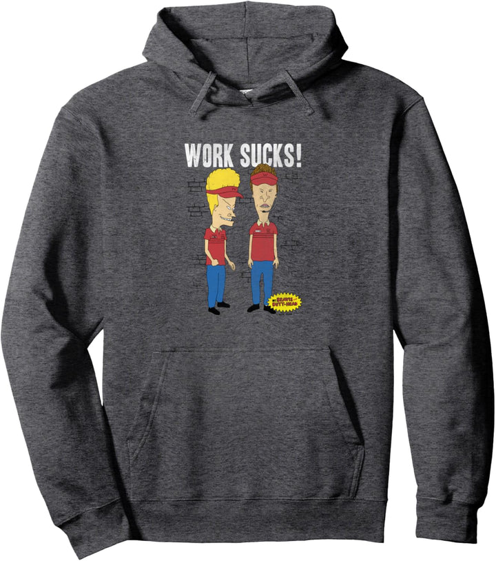 Beavis and Butt-Head At Work Pullover Hoodie