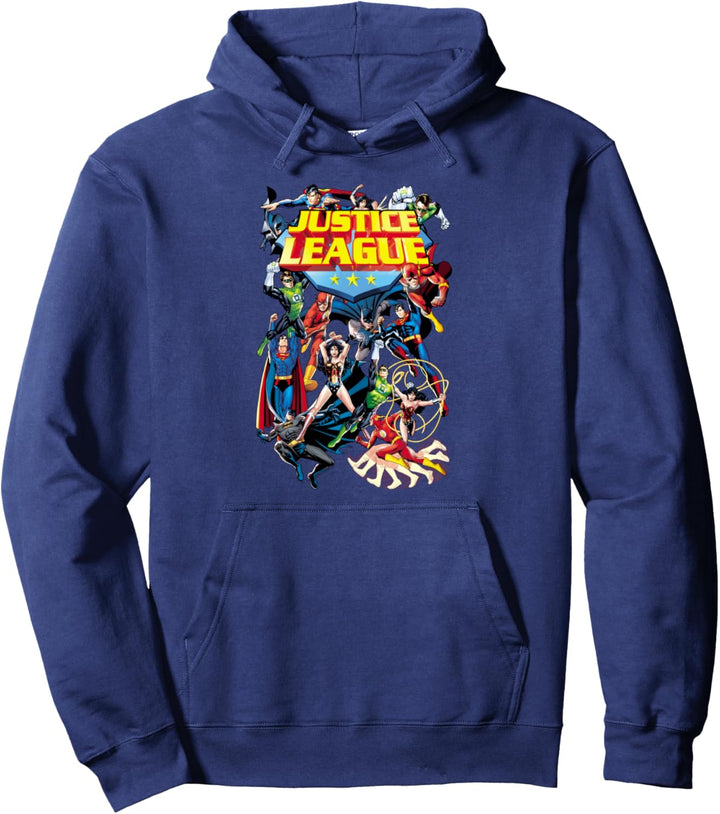 Justice League League a Plenty Pullover Hoodie