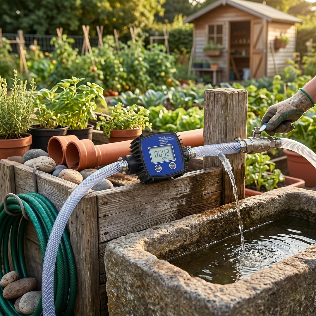 1-Zoll-Innengewinde-Digital-Turbinen-Durchflussmesser Durchflussmesser für Wasser-Öl