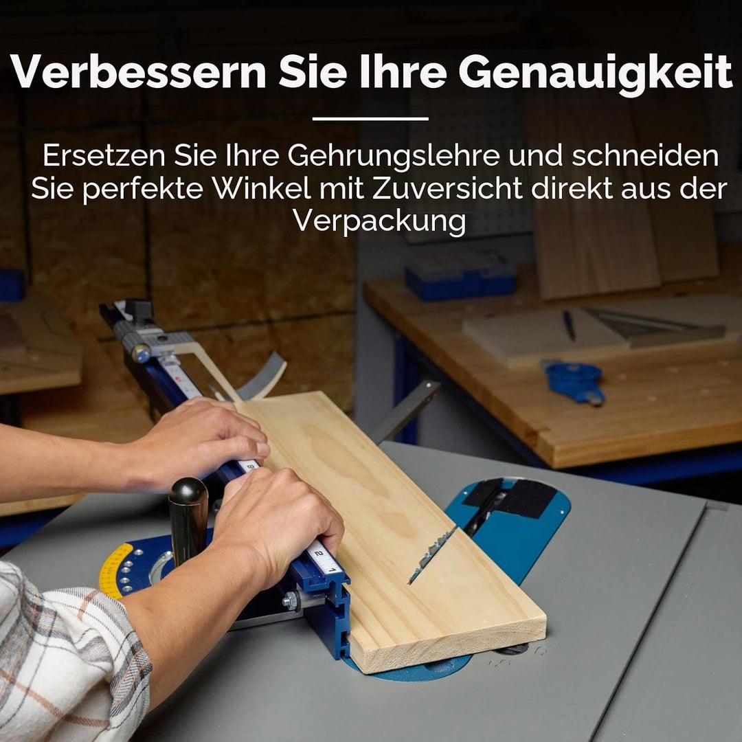Kreg KMS7102 Tischsägen-Präzisions-Gehrungslehre-System – werkseitig kalibriert – mit Gehrungslehre