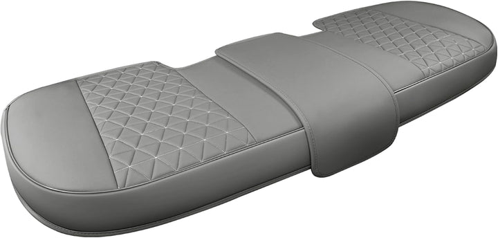 Black Panther PU-Leder Sitzauflage Rückbank Auto, passend für 90% Aller 4-türigen Autos, dreieckig g