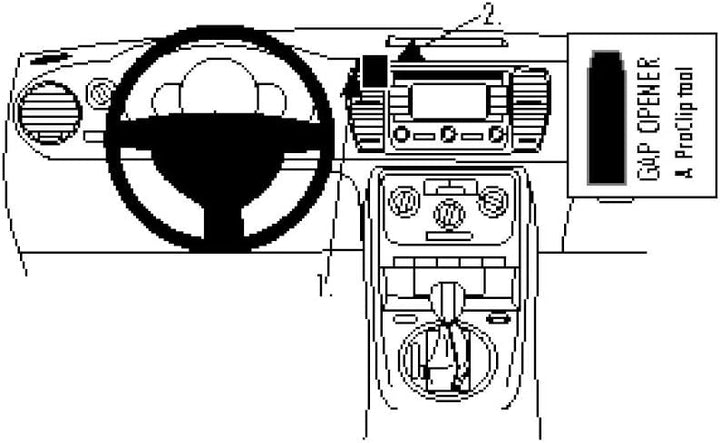 Brodit 854711 ProClip Halterung