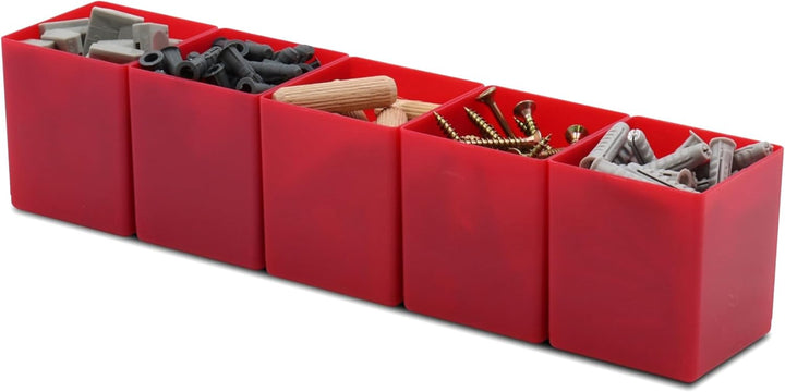 1a-TopStore 10 Stk. Einsatzkästen Einsatzboxen Schubladen-Einsatzkasten Sortierboxen, 32 Grössen, 5