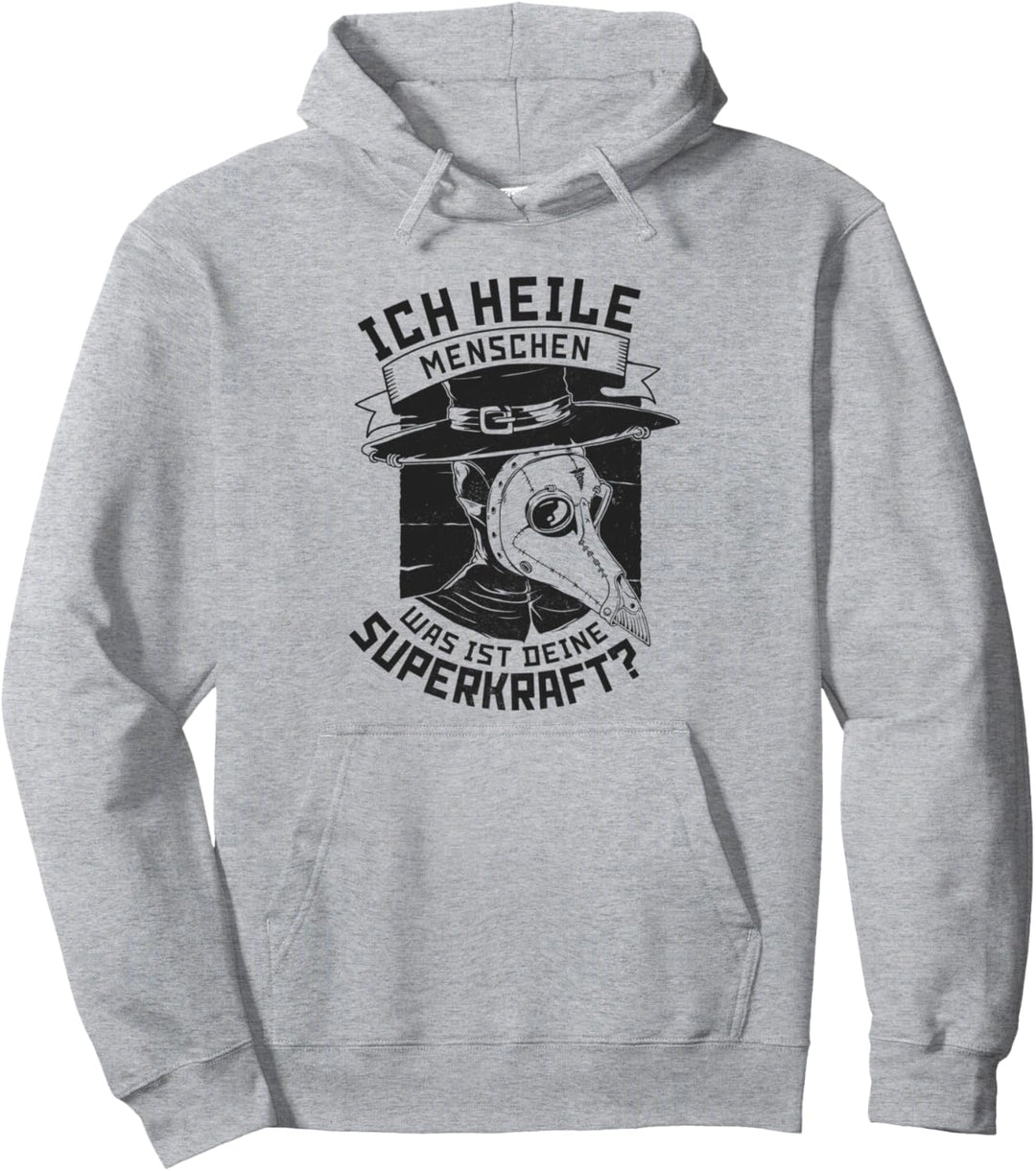 Ich Heile Menschen Heiler Schnabeldoktor Pestdoktor Ärzte Pullover Hoodie