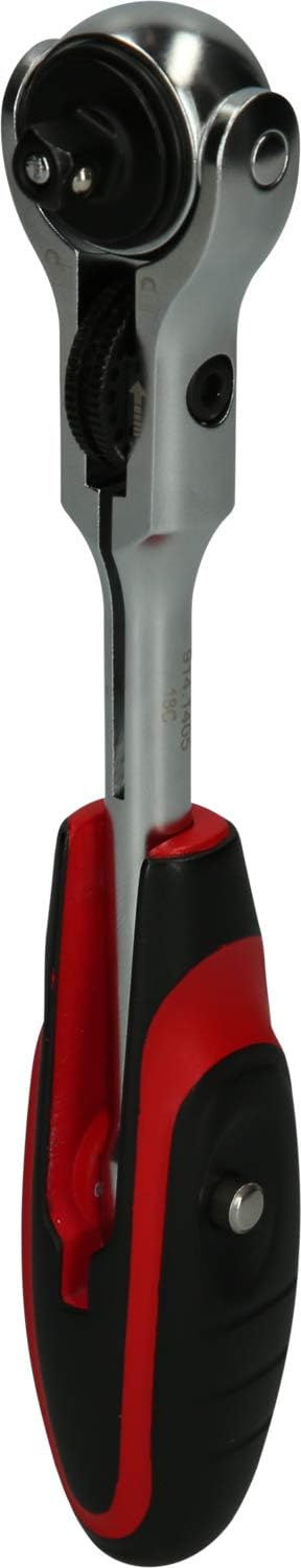 KS Tools 914.1405 1/4" MODIFIX Mini-T-Griff-Schwenkkopf-Knarre, 72 Zahn