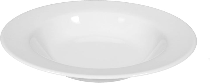 Seltmann Weiden Suppenteller 23 cm Fahne 6 Stück Rondo Weiss Uni 7