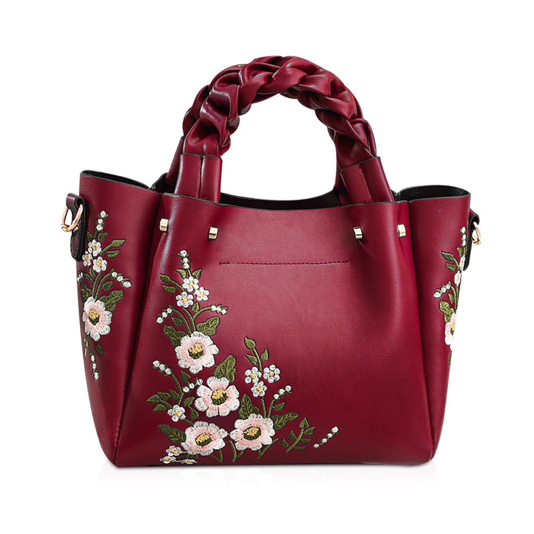 NICOLE & DORIS Elegant Handtasche Damen Shopper Tote PU-Leder Henkeltasche Frauen Schultertasche Bes