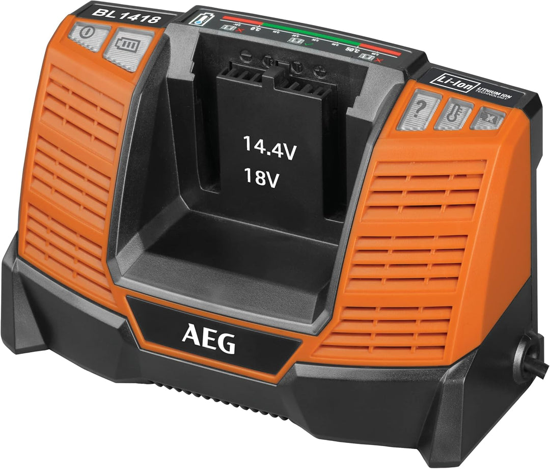 AEG 18 V Pro18V Akku-Starterset, SETLL1850SHD, 2x5 Ah, Zwei Akkus und Ladegerät