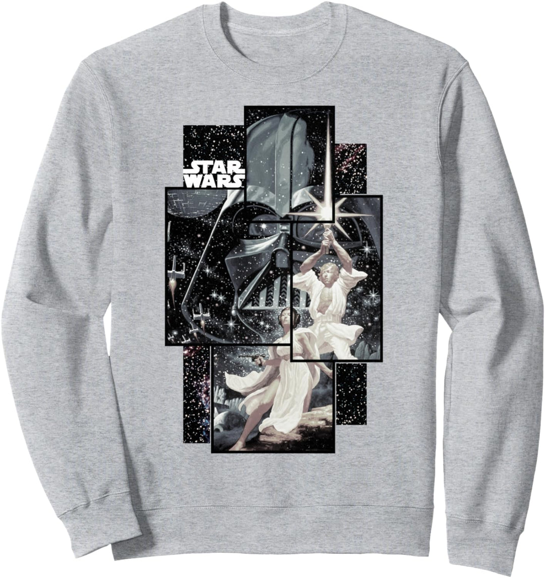 Star Wars Group Shot Square Photo Sweatshirt