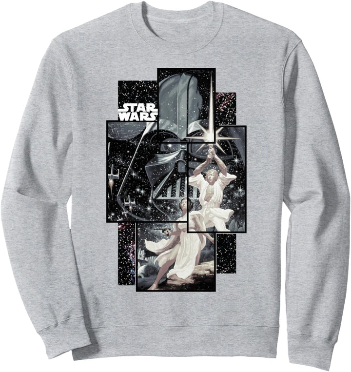 Star Wars Group Shot Square Photo Sweatshirt
