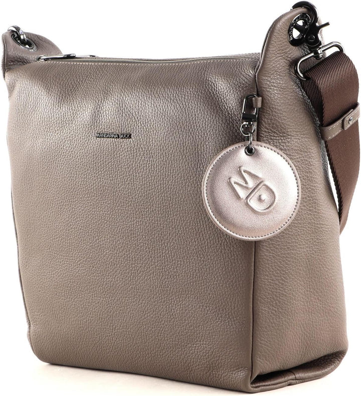 Mandarina Duck Damen Mellow Leather Schultertasche Clay, Clay