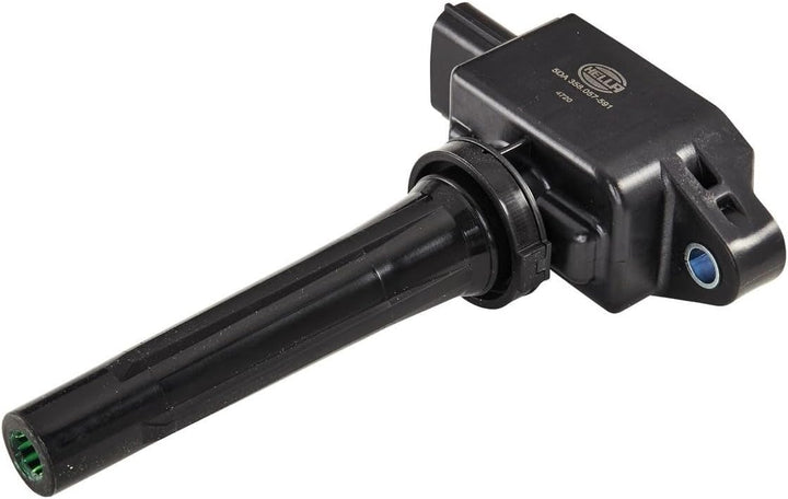 HELLA 5DA 358 057-591 Zündspule - 4-polig - Kerzenschachtzündspule - geschraubt