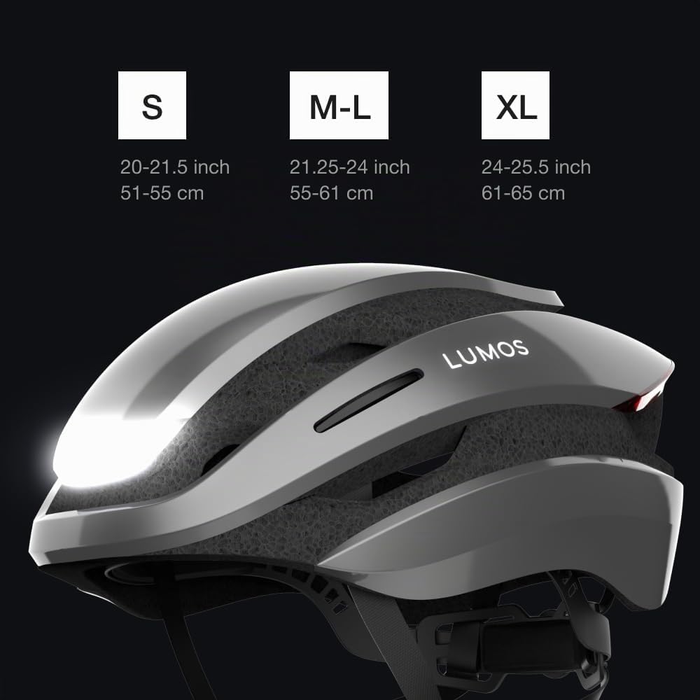Lumos Ultra Smart-Helm | Fahrradhelm | Vorder- und Rücklicht (LED) | Blinker | Bremslichter | Blueto