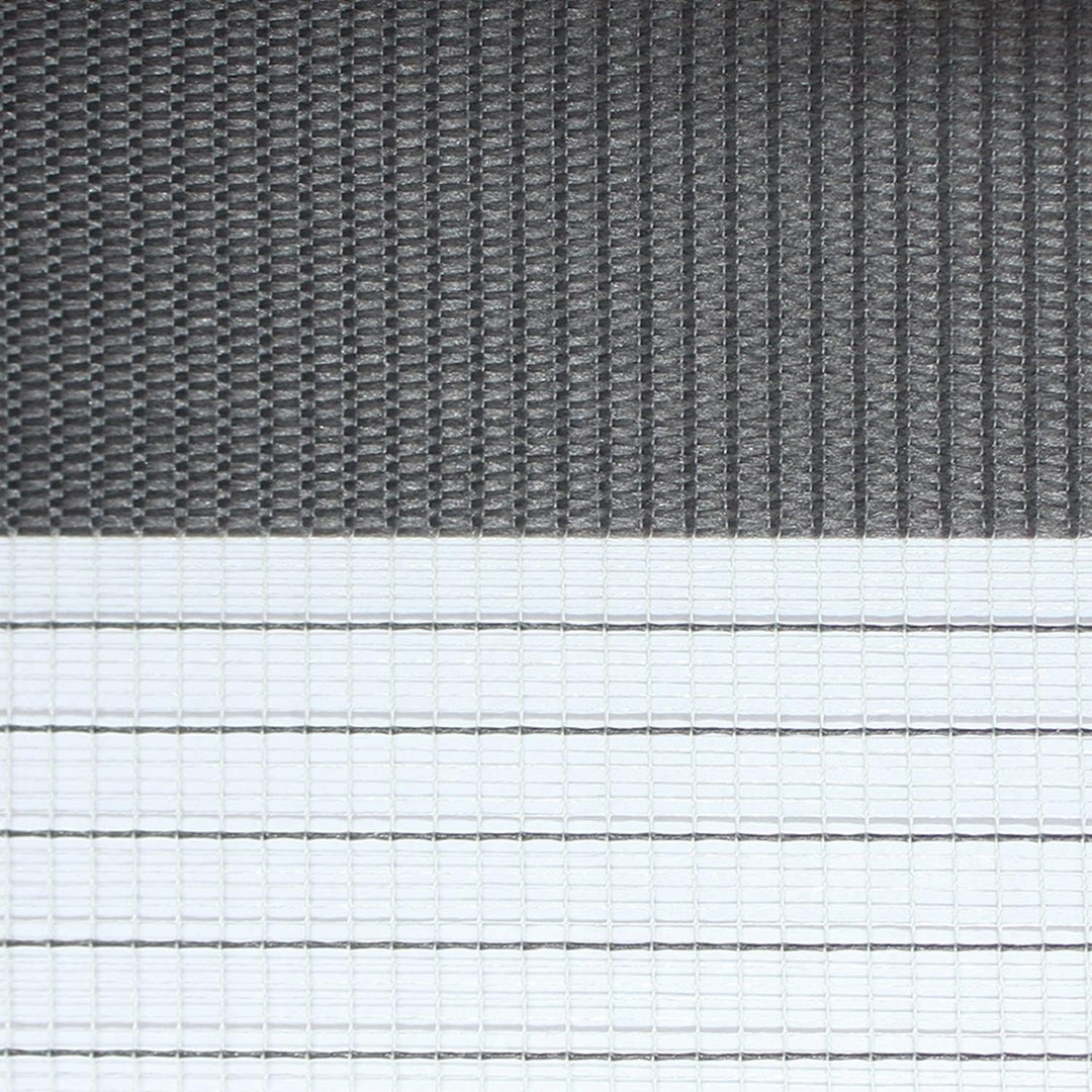 Madecostore Doppelrollo, für Tag und Nacht, Anthrazit, 105 x 190 cm, Befestigung mit oder ohne Bohre