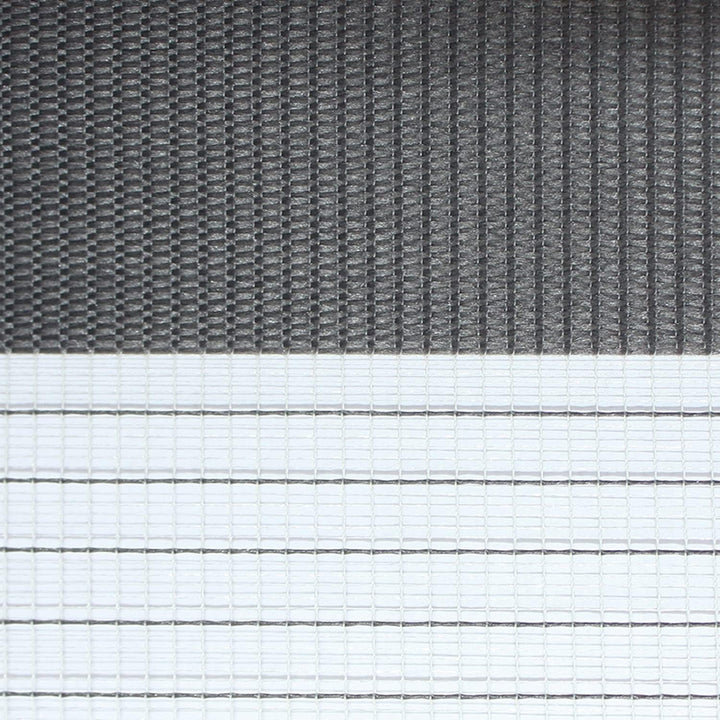 Madecostore Doppelrollo, für Tag und Nacht, Anthrazit, 105 x 190 cm, Befestigung mit oder ohne Bohre