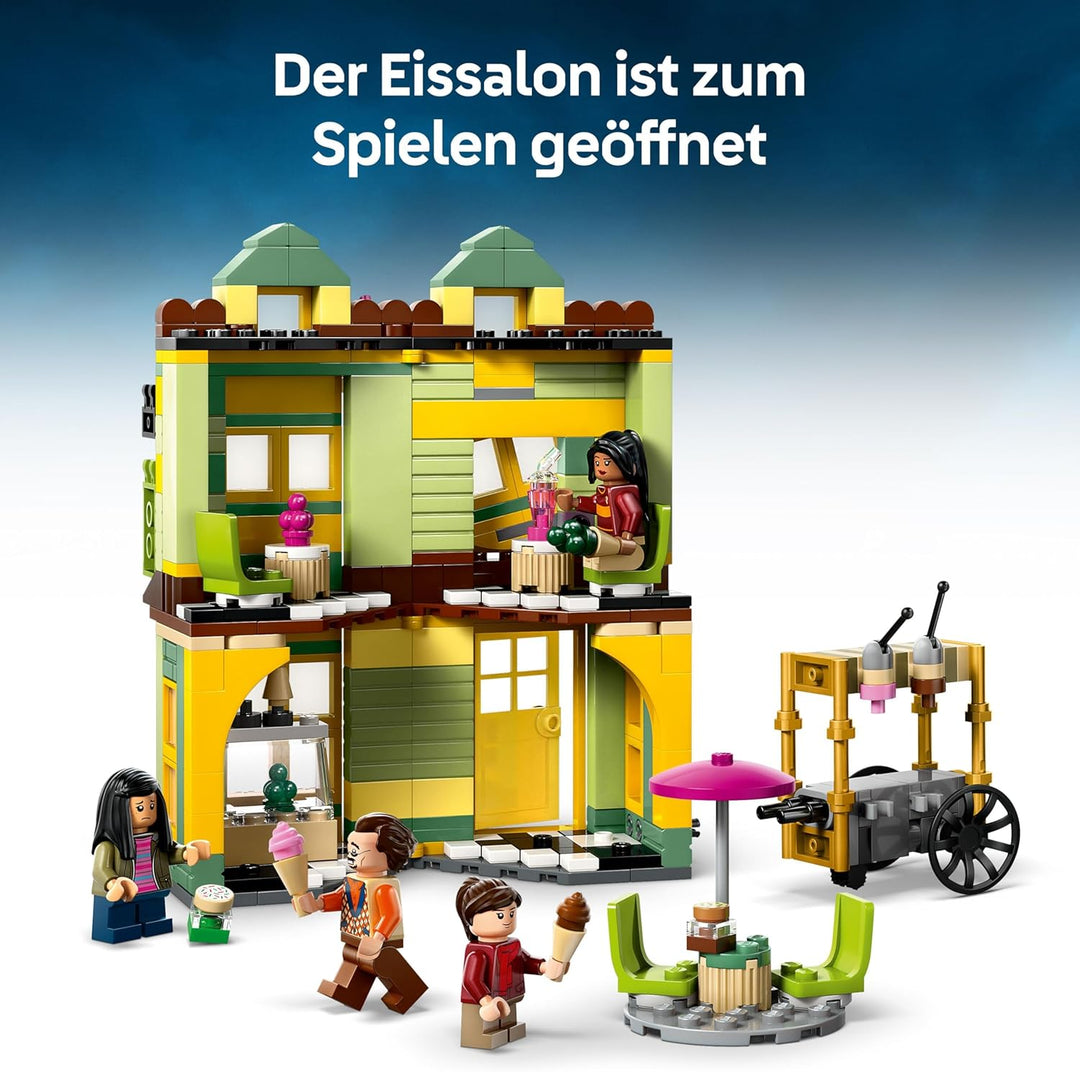LEGO Harry Potter Qualität für Quidditch & Fortescues Eissalon - Set mit 2 Winkelgasse Läden, 6 Mini