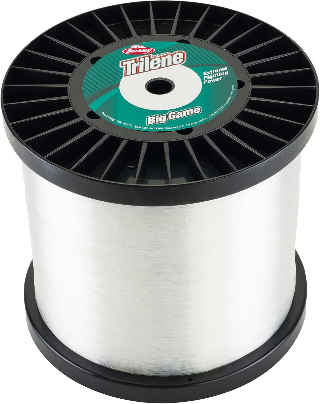 Berkley Trilene Big Game Monofilament, 2,3 kg Spule 4750 Yd, pound test 60 farblos, 4750 Yd, pound t