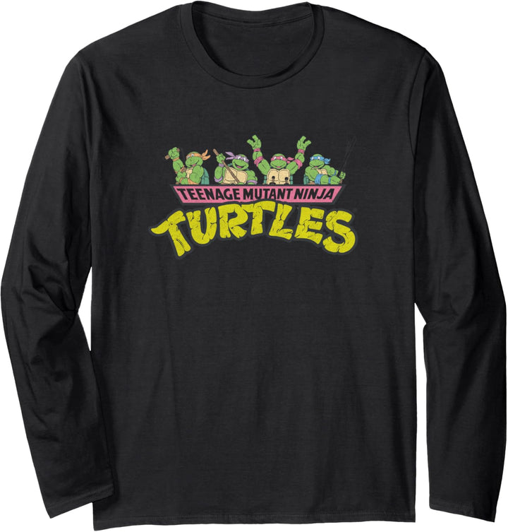 Teenage Mutant Ninja Turtles Classic Group Logo Langarmshirt