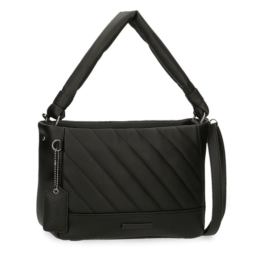 Pepe Jeans Schwarz Schultertasche, Schwarz Schultertasche