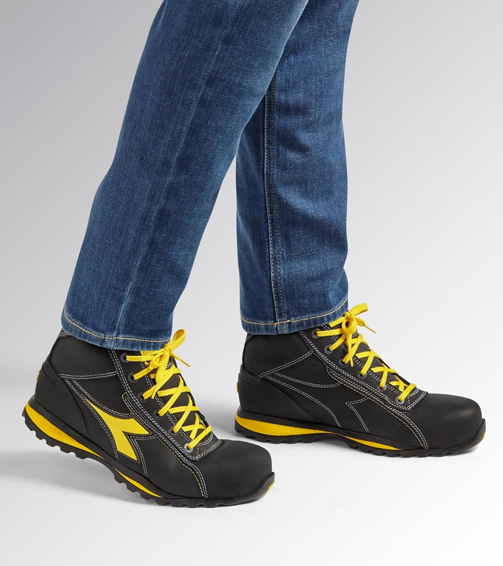 UTILITY DIADORA Unisex Glove Ii High S3 HRO Sicherheitsschuhe 40 EU Gelb, 40 EU Gelb