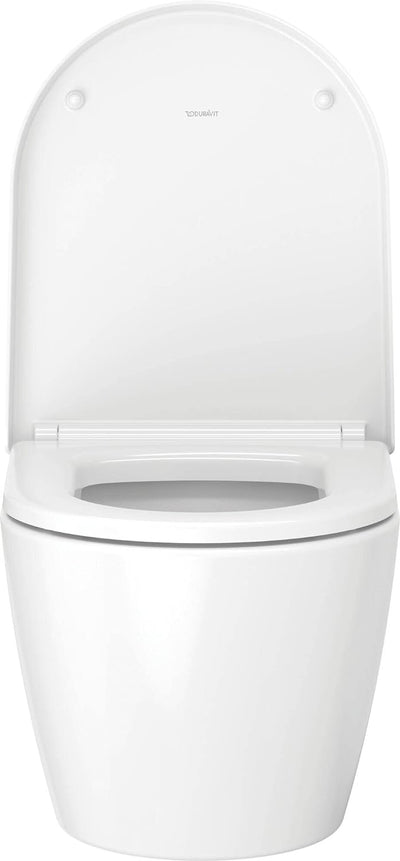 Duravit WC-Sitz ME by Starck, Toilettendeckel mit Absenkautomatik, Klodeckel aus Urea-Duroplast, mit