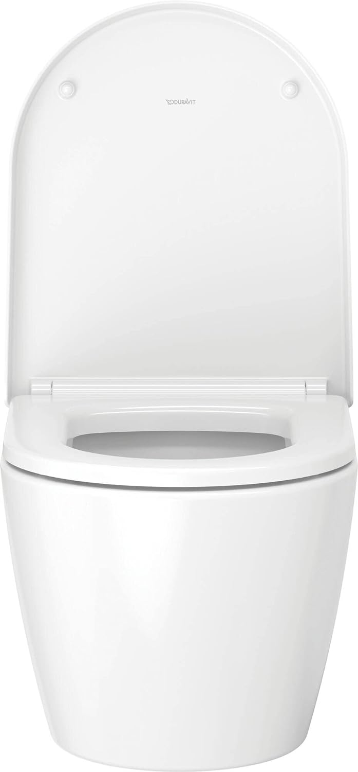 Duravit WC-Sitz ME by Starck Compact, Toilettendeckel mit Absenkautomatik, Klodeckel aus Urea-Duropl