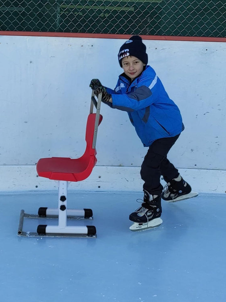 Lernhilfe Schlittschuh, Eislaufen, Eishockey, Schlittschuhlaufen Lernen Gelb, Gelb