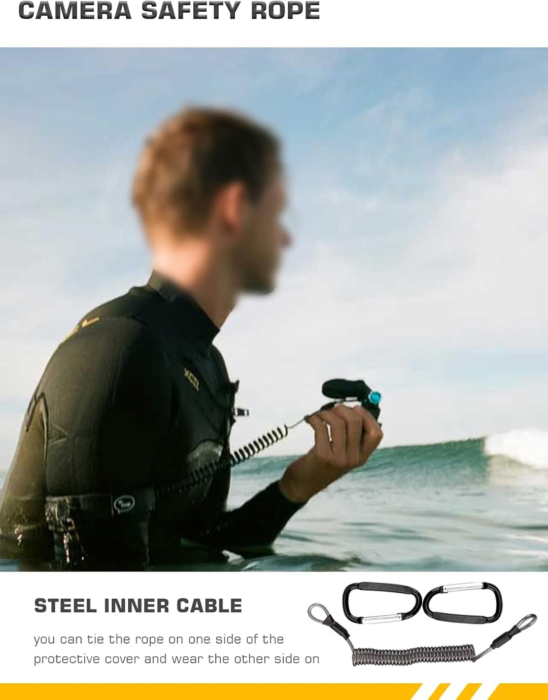 Lammcou Schwimmender Griff, Go Pro Schwimmfähiger Handgriff Wasserdichter Handler Tauchen Einbeinsta