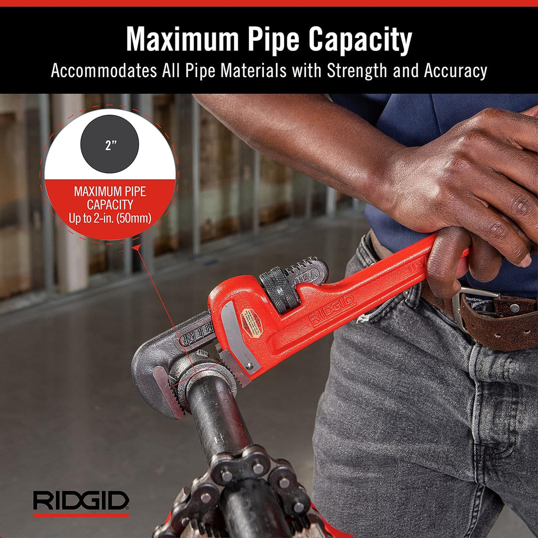 RIDGID 31020 Modell 14" gerade Rohrzange für schwere Beanspruchung, 14" Sanitär-Schraubenschlüssel 1