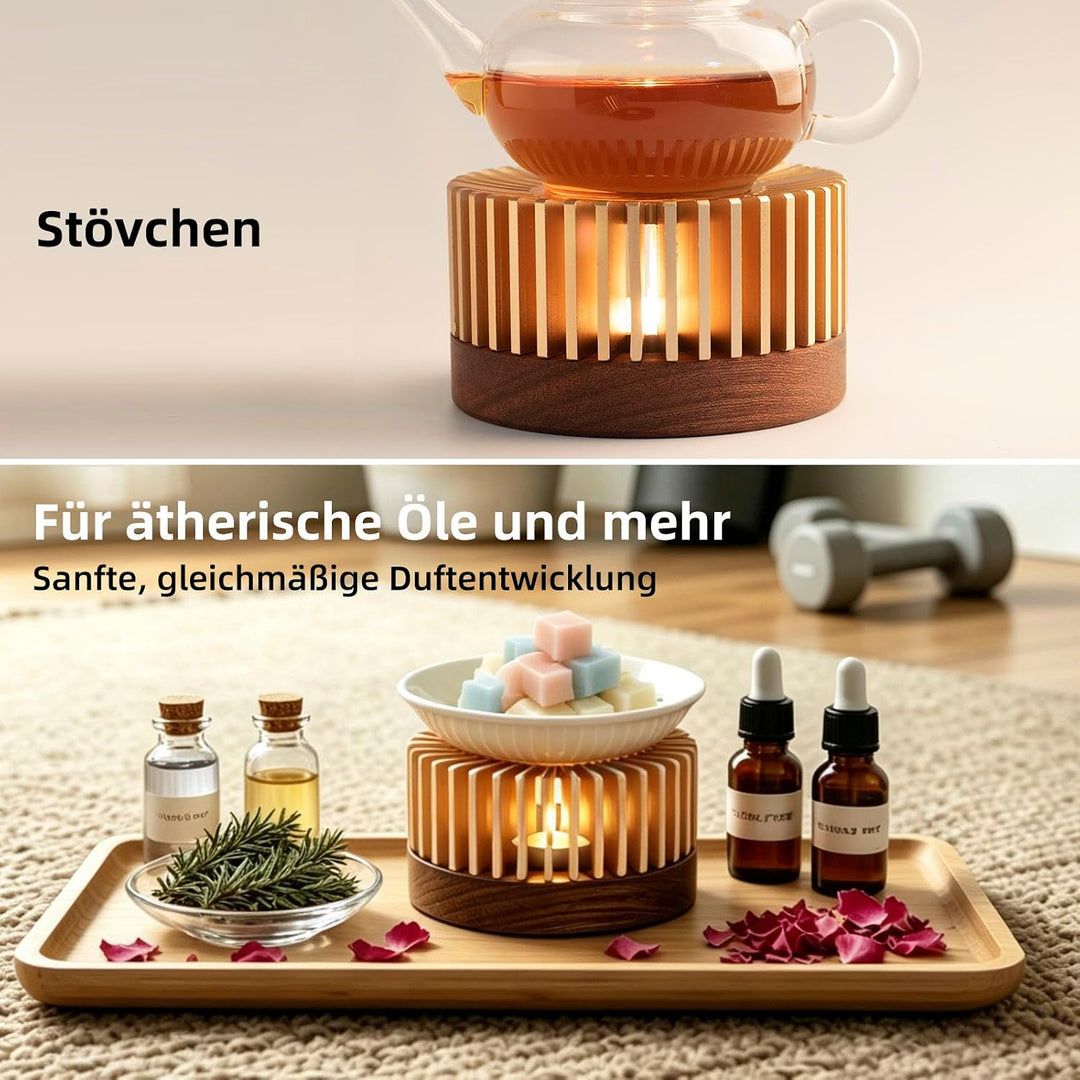 Duftlampe Teelicht | als Stövchen verwendet werden kann | duftöl lampe | Erstaunlicher nächtlicher E