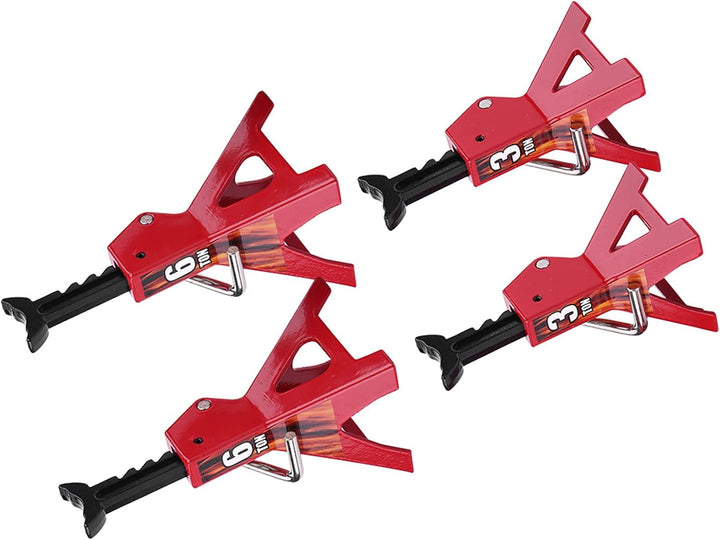 RC Jack Stand, Jack Stand, Red 3 Ton 6 Ton D90 Axial Wraith SCX10 RC Crawler Car im Massstab 1:10