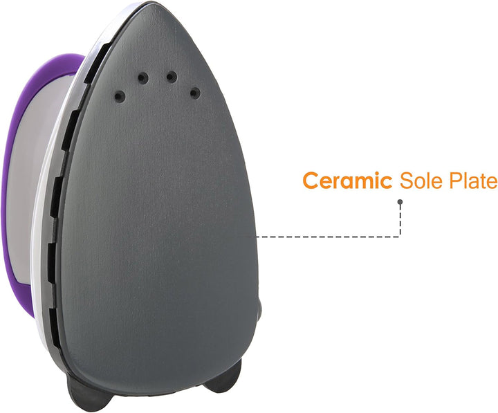 Mini Quilten Dampfbügeleisen mit Ceramic Soleplate Perfekt für Reisen und Quilten - 2 Jahre Garantie