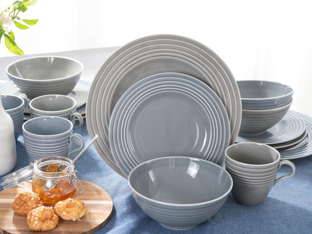 CreaTable, 23873, Serie STRIPES Colors, Kombiservice 16 teilig