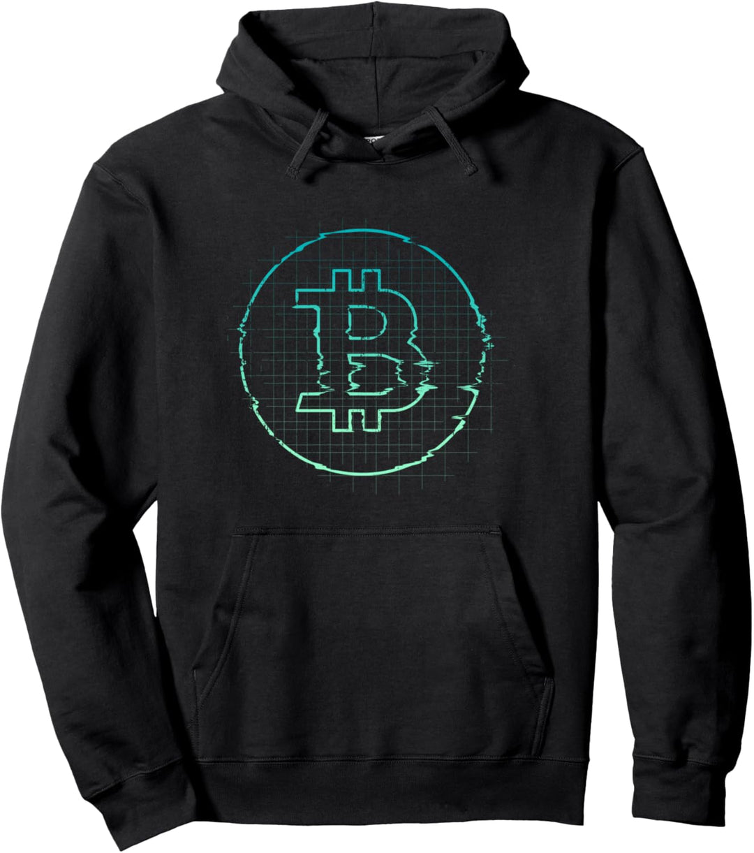 Bitcoin & Crypto - The Bitcoin Glitch Pullover Hoodie
