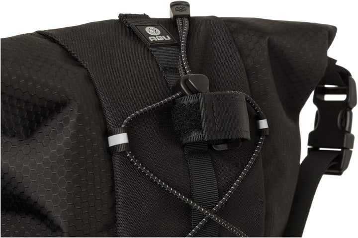 AGU Seat-Pack Satteltasche Fahrrad, 10L Fahrradtasche Sattel für Bikepacking, Wasserabweisend, Refle