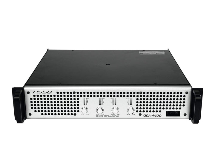 PSSO QDA-4400 4-Kanal-Endstufe | Verstärker mit Schaltnetzteil, 4 x 1100 W / 4 Ohm, 4 x 650 W / 8 Oh