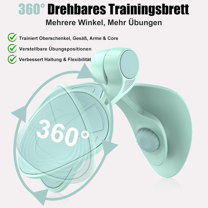 Oberschenkeltrainer 35lb Beckenboden Trainer Damen für Frau Beinpresse Po Trainer für Zuhause MäNner