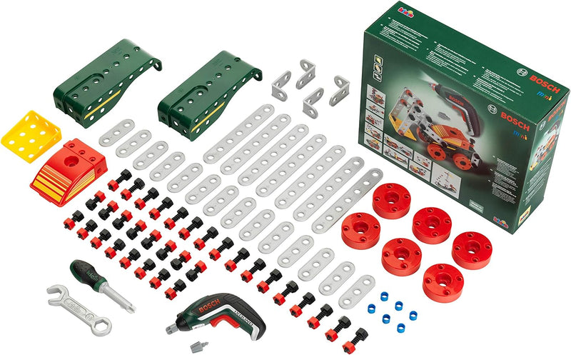 Theo Klein 8497 Multi-Tech Konstruktionsset mit Bosch Ixolino I 107 BAU-Teile I Batteriebetriebener