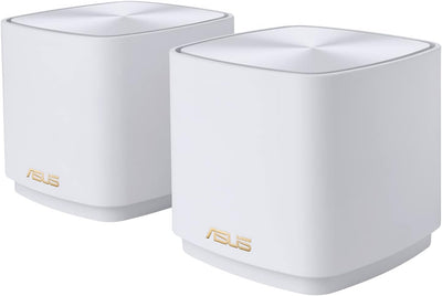ASUS ZenWiFi XD5 AX3000 2er Set Weiss kombinierbarer Router (Whole-Home Mesh WiFi 6 System, Abdeckun