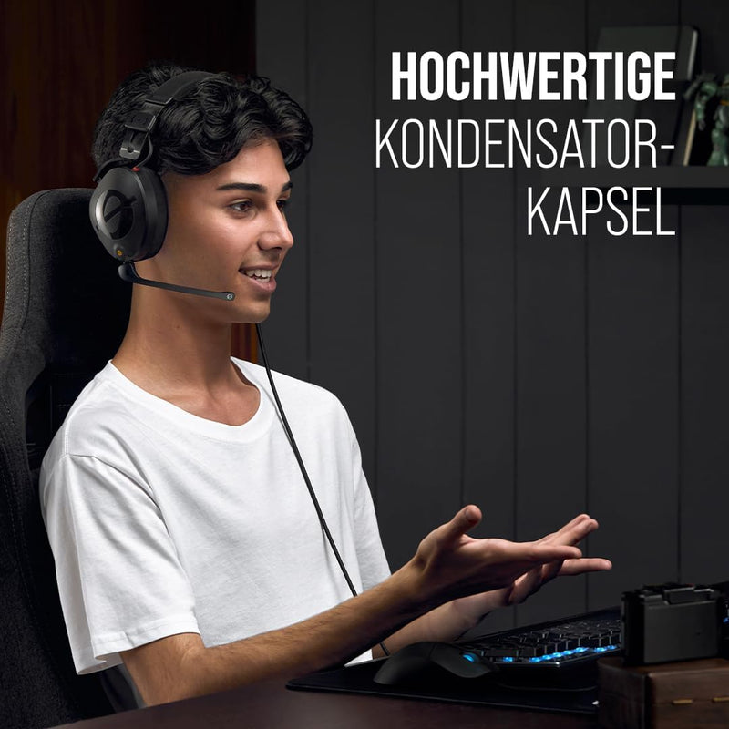 RØDE NTH-Mic – Professionelles Headset-Mikrofon für die NTH-100-Kopfhörer, für Medien, Rundfunk, Pod