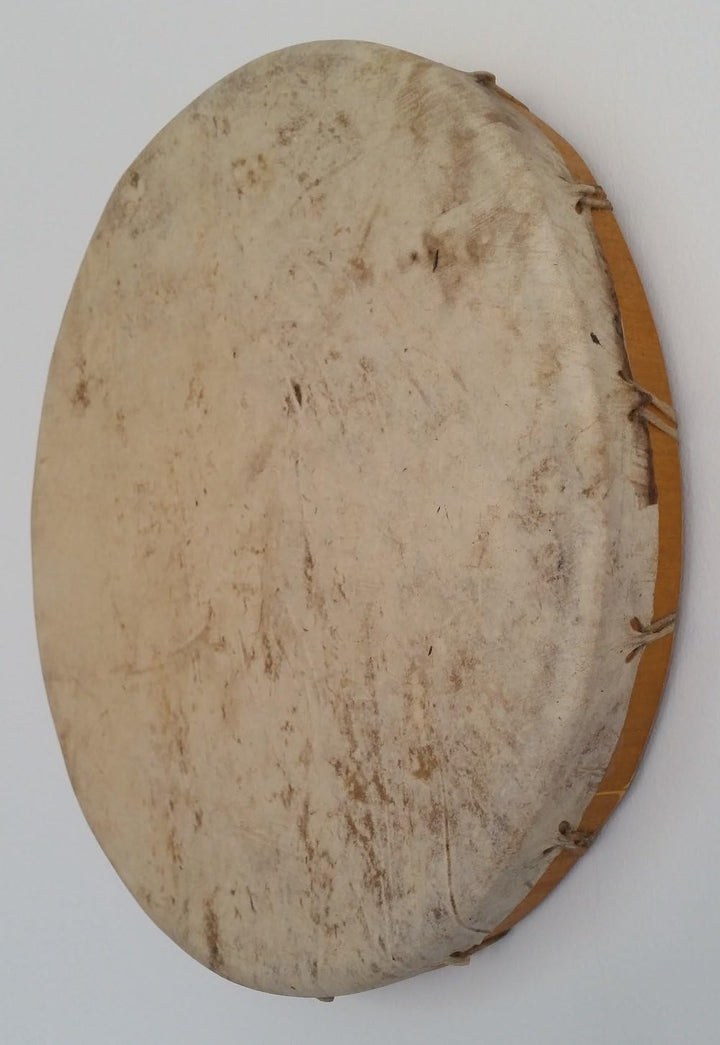 Shamandrum Ø 50 cm Rahmentrommel Rund Rinderhaut - im MYSEVENDO Set - Shaman Drum inkl. Stick