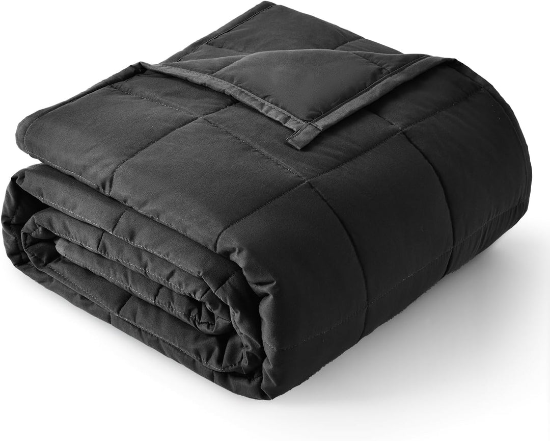 Sivio Gewichtsdecke 7 kg, weiche gewichtete Decke für Erwachsene, atmungsaktive schwere Mikrofaser m