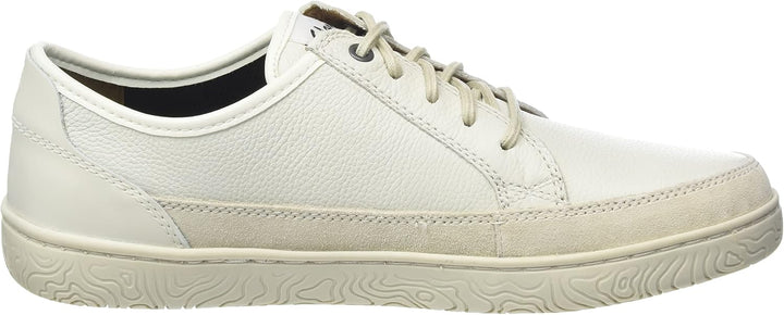 Clarks Herren Hodson Lace Sneaker 42.5 EU Ivory Leather, 42.5 EU Ivory Leather