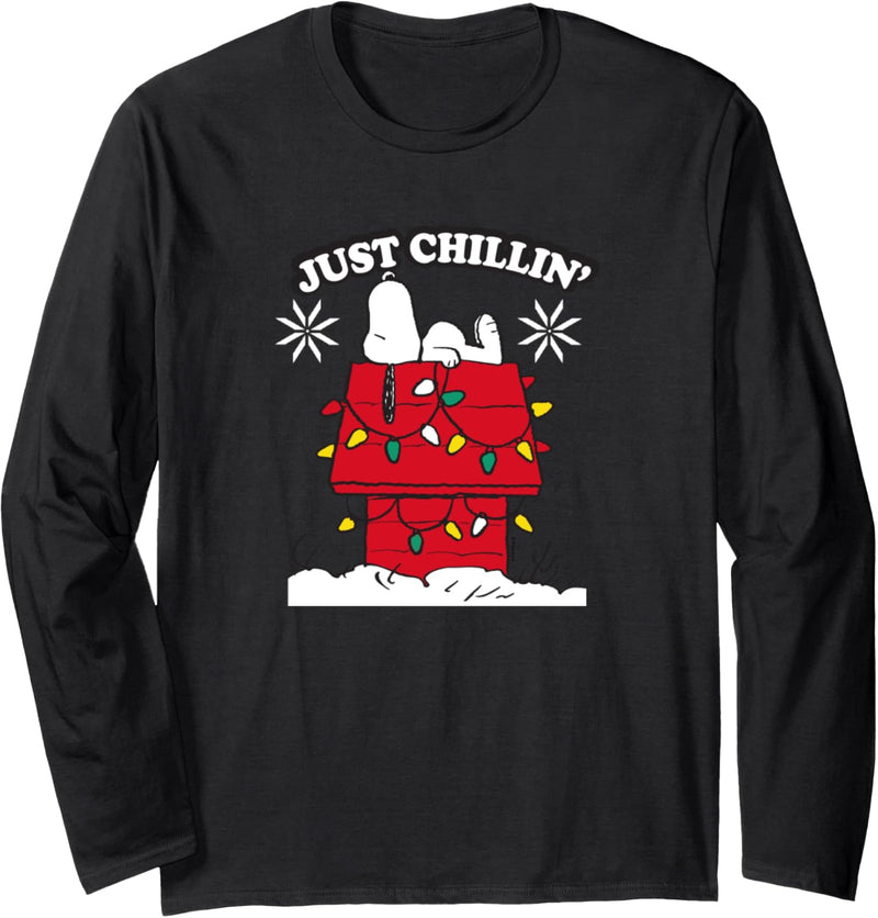 Peanuts - Snoopy Christmas Just Chillin Langarmshirt