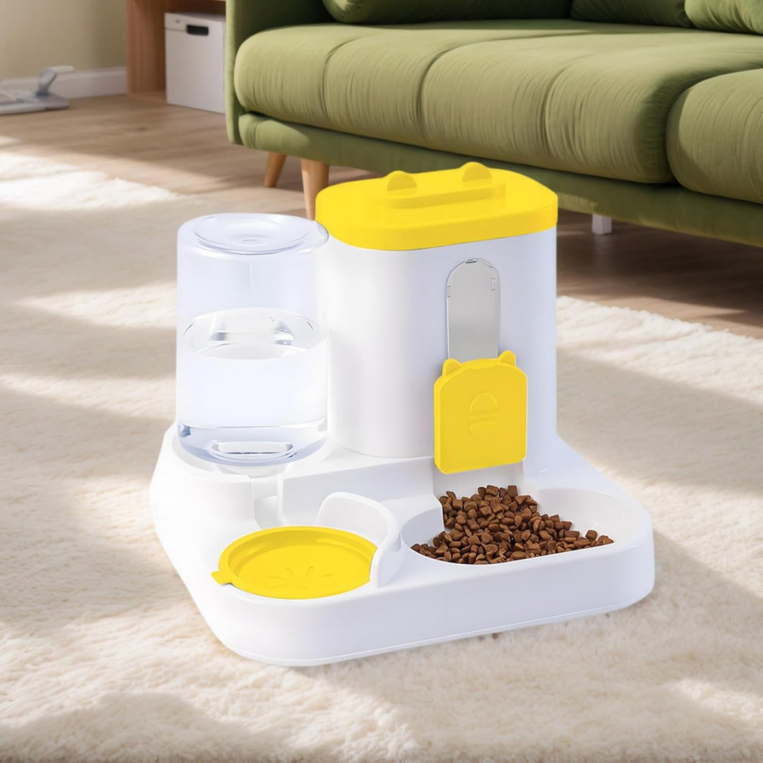 Automatischer Katzenfutterspender Und Wasserspender - 2 In 1 Automatischer Haustierfutterspender,Aut