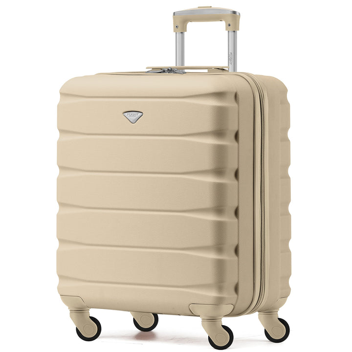 Flight Knight Leichte 4-Rad-ABS-Hartschalenkoffer, Handgepack, zugelassen fur Fluggesellschaften, ei