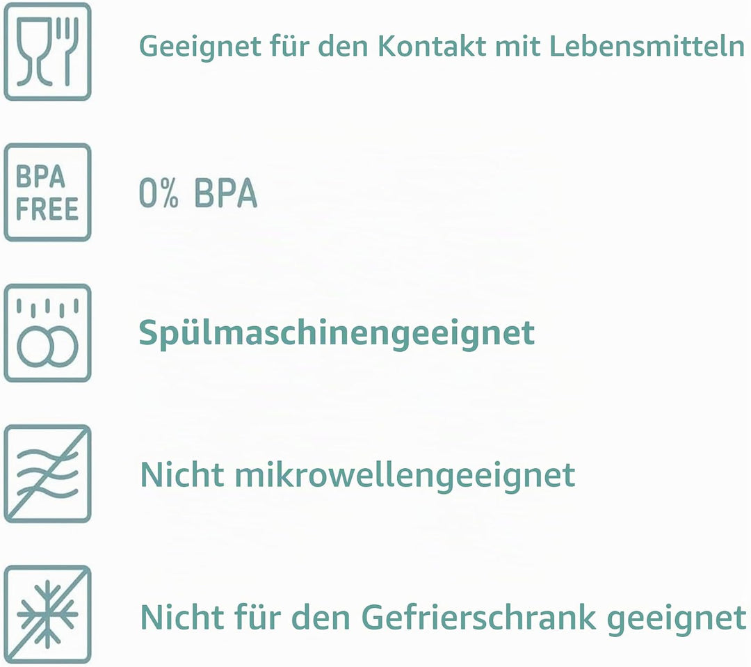 Mepal | Modula Vorratsdose Set | 425 ml | Kunststoffbehälter mit Deckel | 4 Stück | ideal zur Aufbew