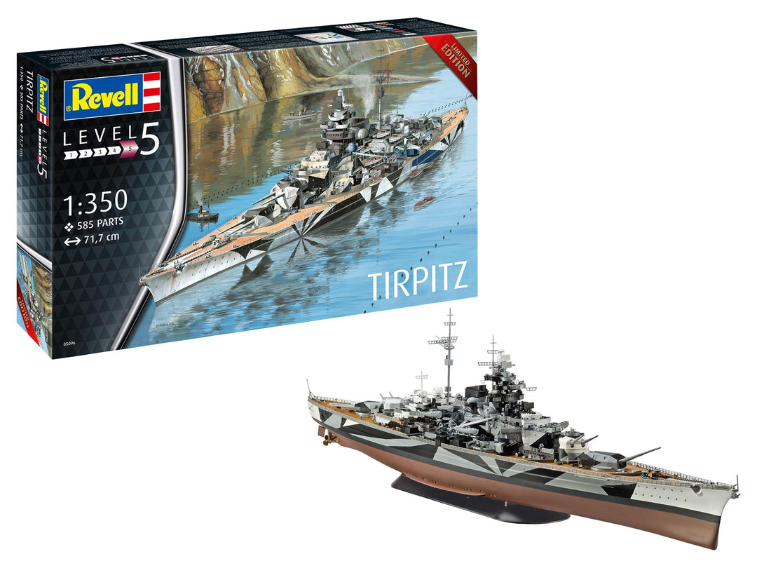 Revell 05096 - Modellbausatz Tirpitz im Massstab 1:350