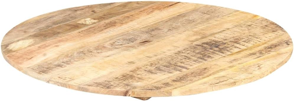 vidaXL Mangoholz Massiv Tischplatte Massivholzplatte Holzplatte Ersatztischplatte Holz Platte für Es